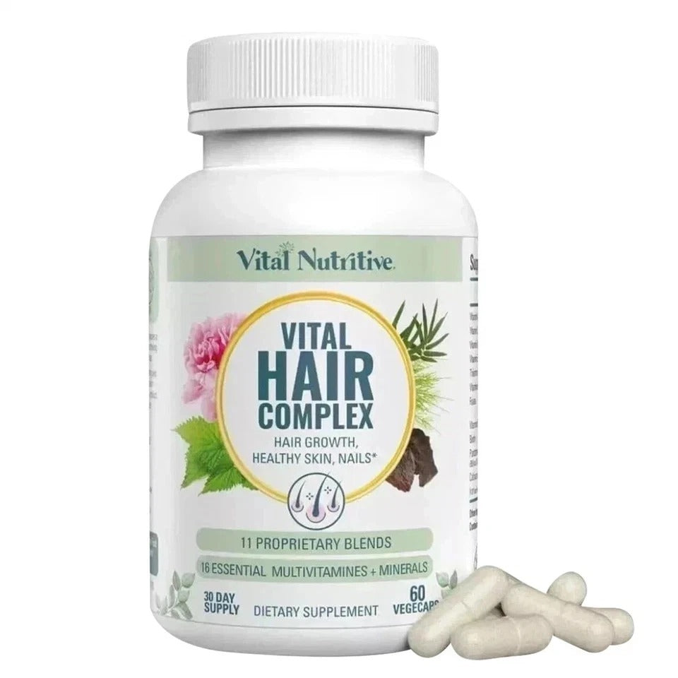 Vital Hair Complex: Boost Hair Growth, Healthy Skin & Nails 60 Capsules