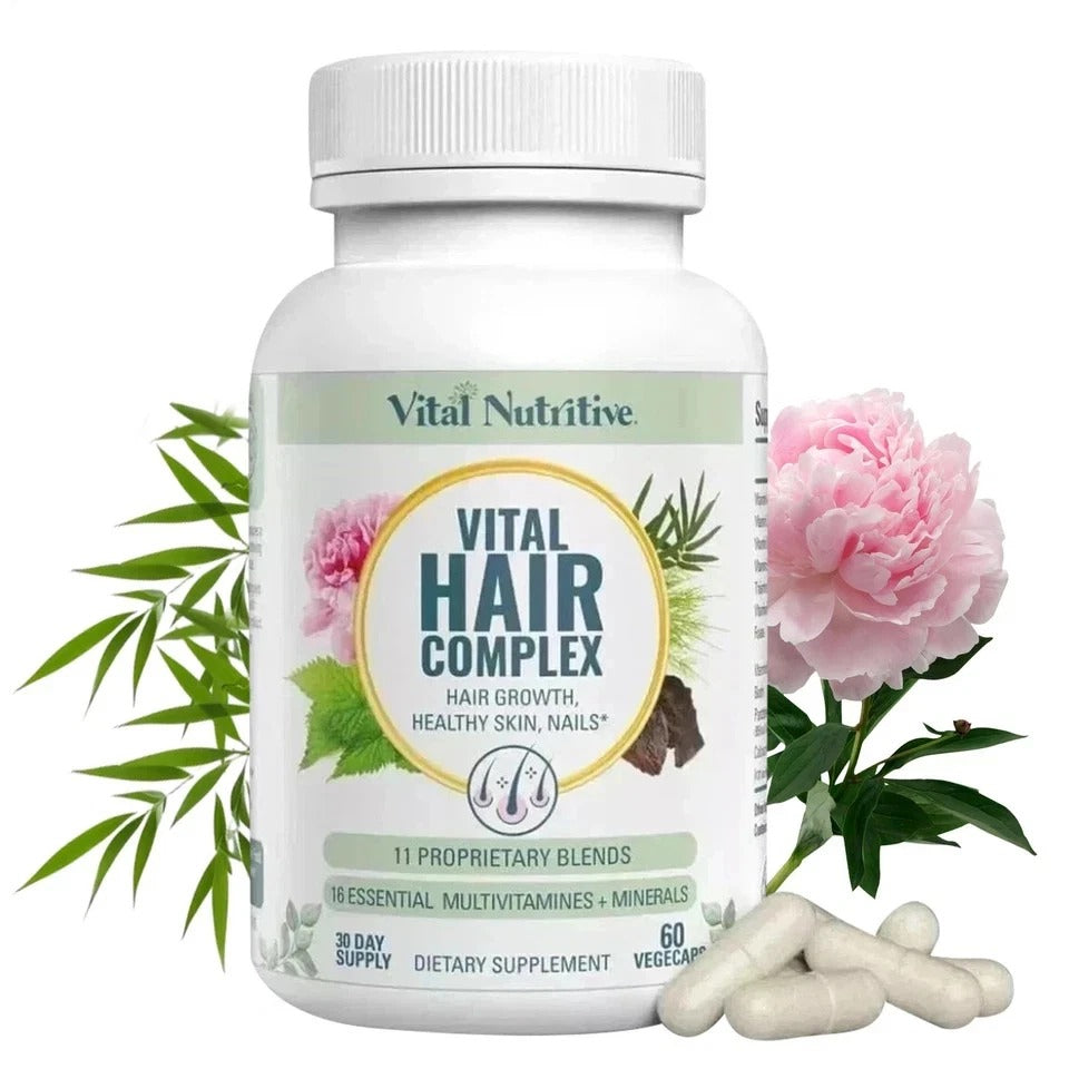 Vital Hair Complex: Boost Hair Growth, Healthy Skin & Nails 60 Capsules